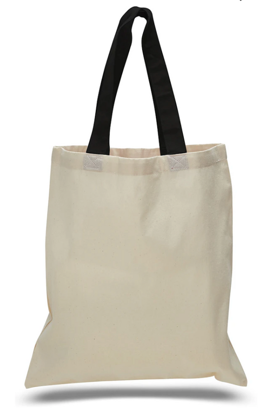 Custom Contrasting Handles Tote