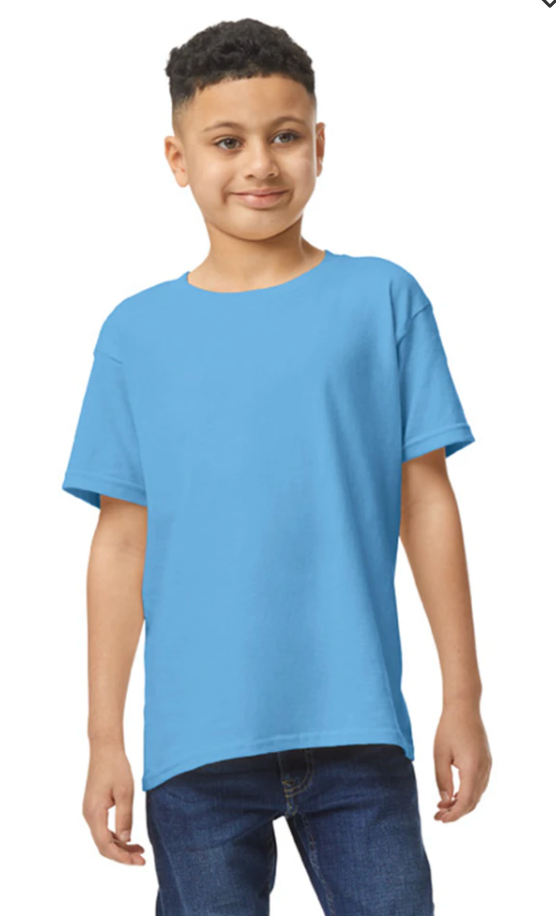 Custom Youth Heavy Cotton™ T-Shirt - Blue/Purple