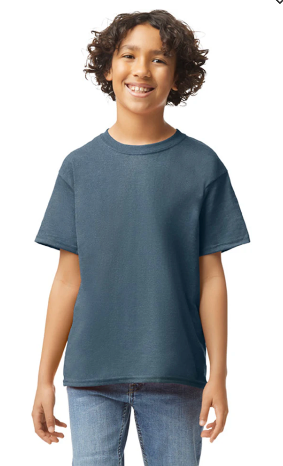 Custom Youth Heavy Cotton™ T-Shirt - Blue/Purple