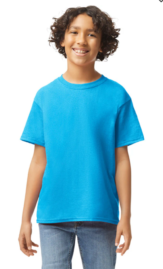 Custom Youth Heavy Cotton™ T-Shirt - Blue/Purple