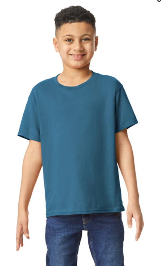 Custom Youth Heavy Cotton™ T-Shirt - Blue/Purple