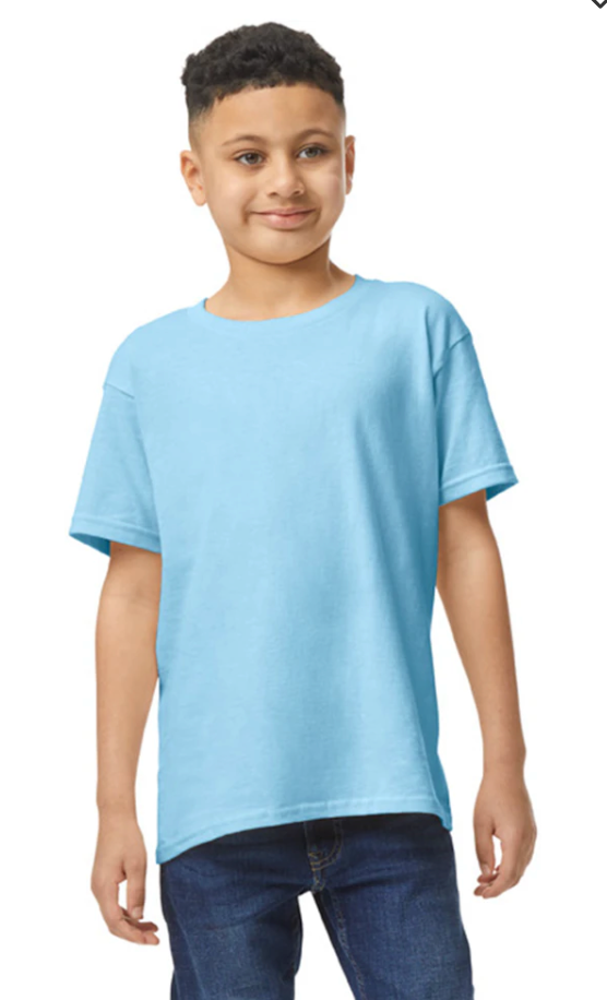 Custom Youth Heavy Cotton™ T-Shirt - Blue/Purple