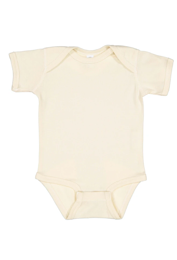 Custom Infant Baby Rib Bodysuit Onsie White/Gray/Black