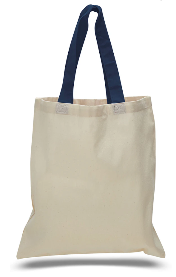 Custom Contrasting Handles Tote