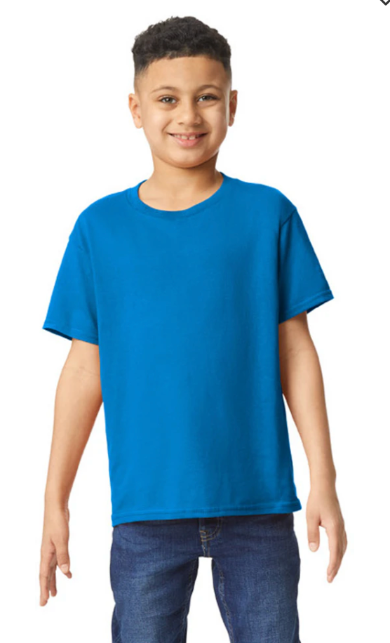 Custom Youth Heavy Cotton™ T-Shirt - Blue/Purple