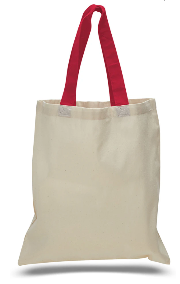 Custom Contrasting Handles Tote