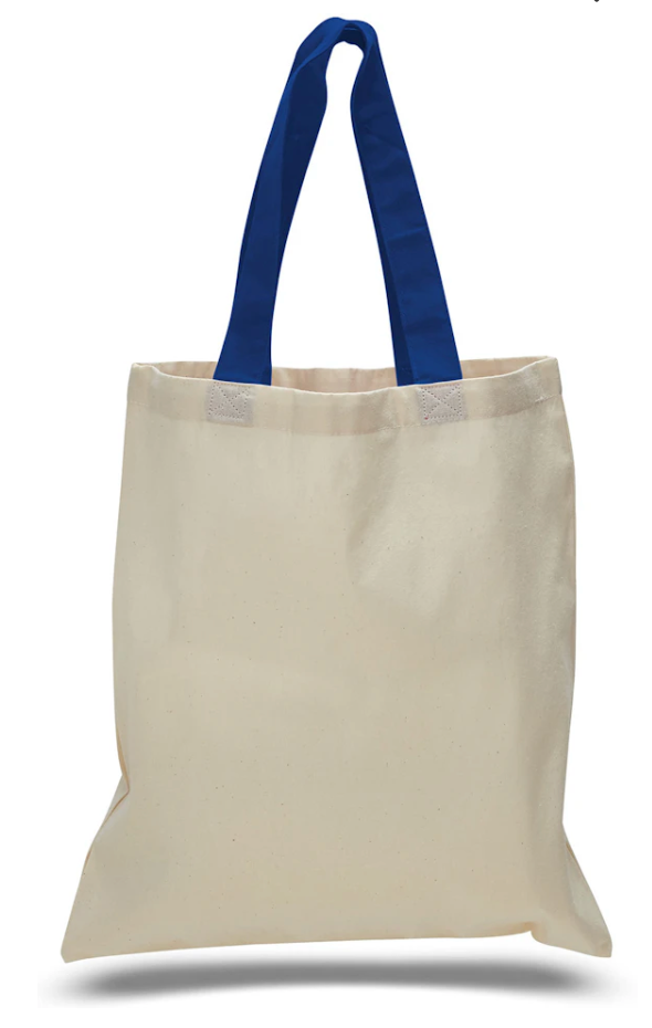 Custom Contrasting Handles Tote