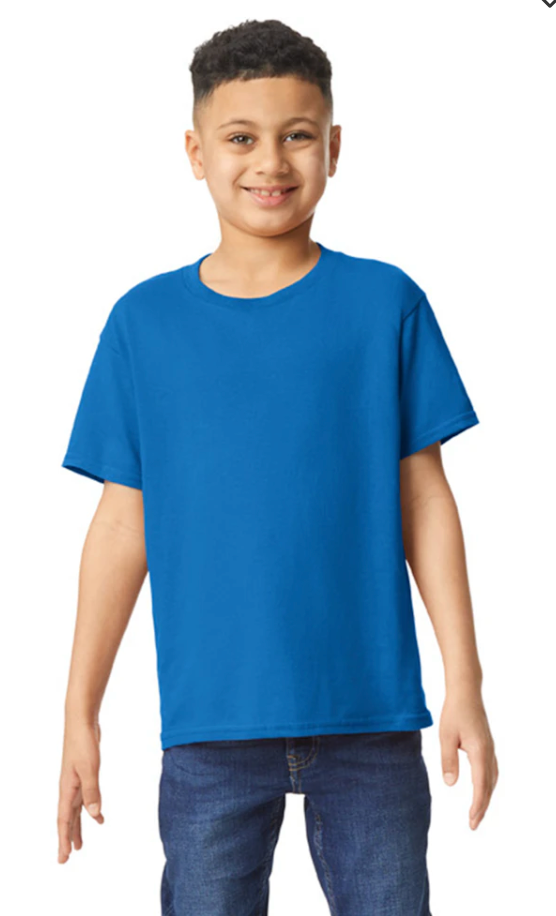 Custom Youth Heavy Cotton™ T-Shirt - Blue/Purple