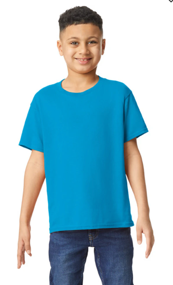 Custom Youth Heavy Cotton™ T-Shirt - Blue/Purple