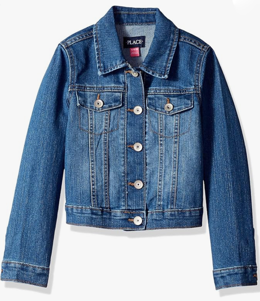 Girls Basic Denim Jacket