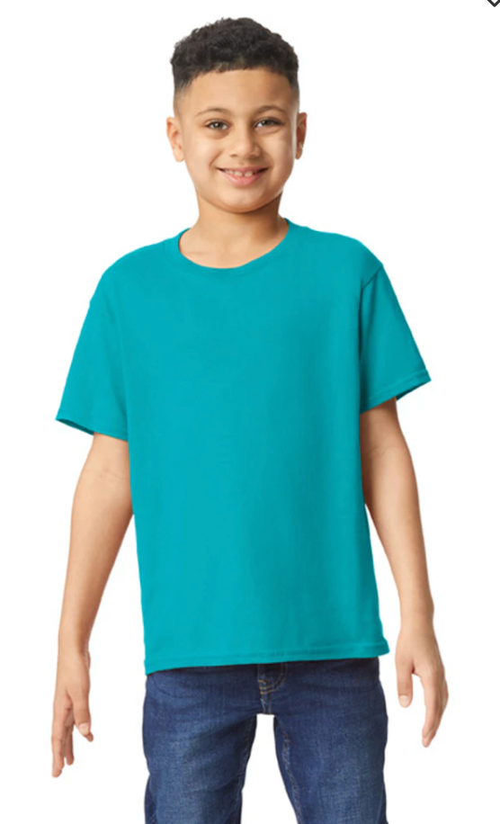 Custom Youth Heavy Cotton™ T-Shirt - Blue/Purple