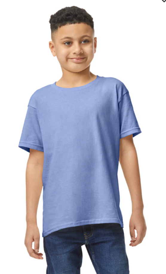 Custom Youth Heavy Cotton™ T-Shirt - Blue/Purple