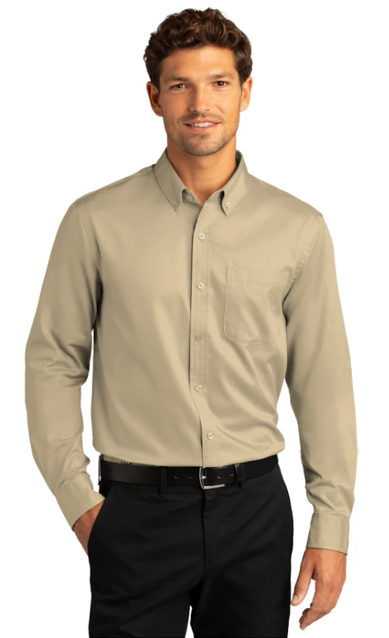 Men's Long Sleeve SuperPro React Twill Shirt